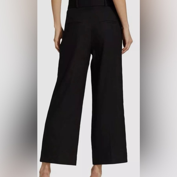 Veronica Beard Women's Black-Tie Waist Linen Blend Pants Size 8 - Picture 16 of 16